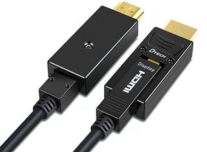 結構特別的HDMI光纖線 4K HDR投影長距離傳輸的新選擇